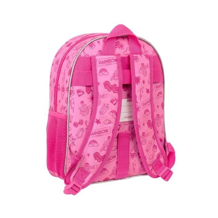 Safta Mochila Infantil Adaptable a Carro Rainbow High Shine 340x280x100 mm 1