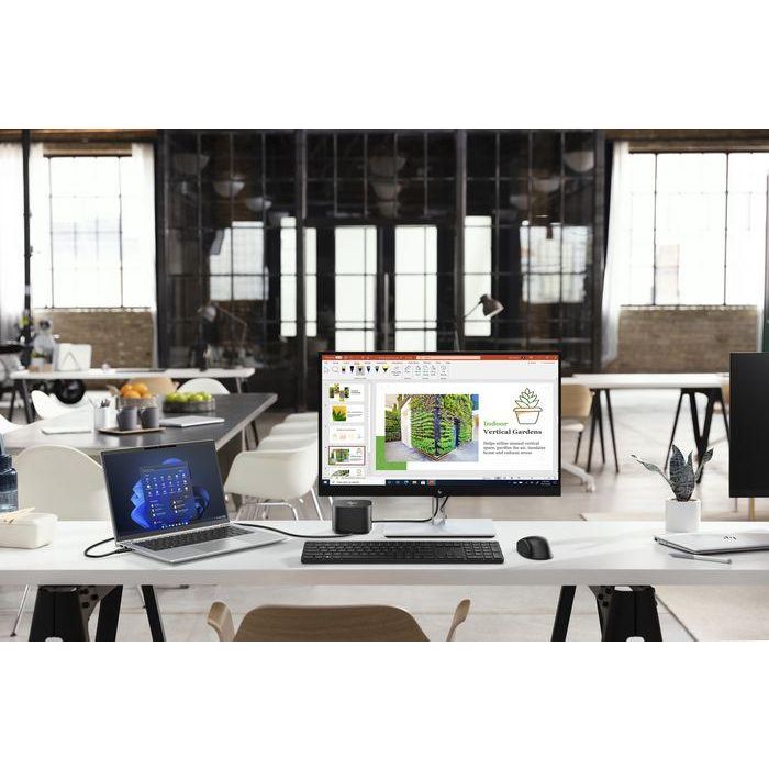 HP Thunderbolt Dock 280W G4 con Cable Combo - Base de Conexión USB-C Thunderbolt 4 para Múltiples Sistemas Operativos y hasta Cuatro Pantallas 4K 15