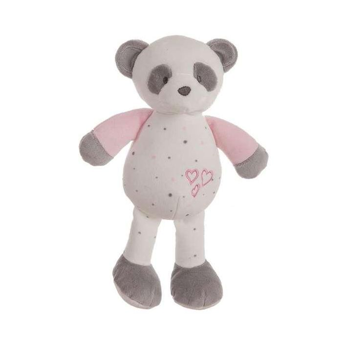 Peluche extrasuave baby panda rosa 28 cm