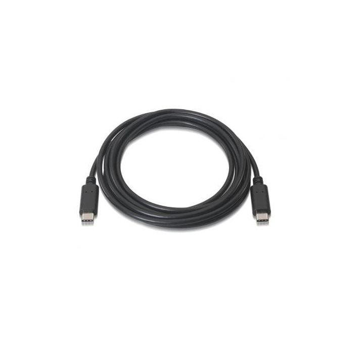 AISENS - CABLE USB 2.0 3A, TIPO USB-C/M-USB-C/M, NEGRO, 3.0M 1 AISENS - CABLE USB 2.0 3A, TIPO USB-C/M-USB-C/M, NEGRO, 3.0M 1