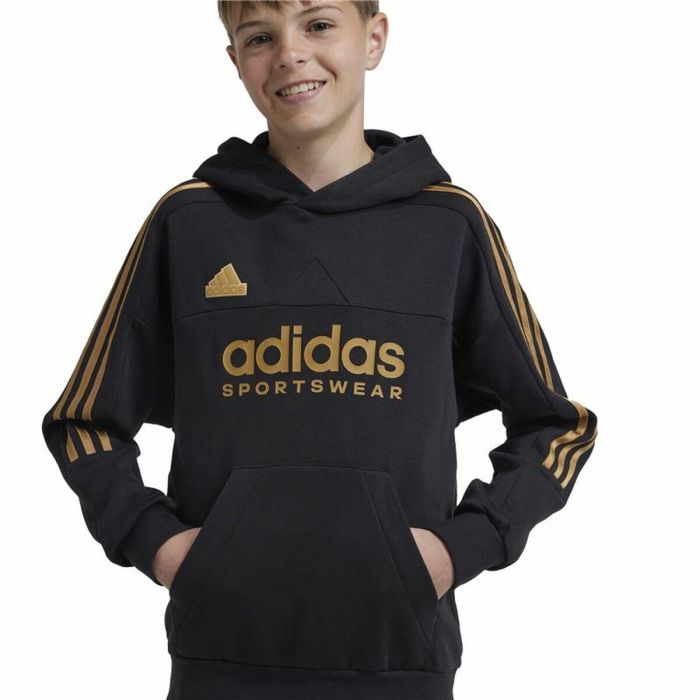 Sudadera con Capucha Unisex Adidas Tiro Nations Pack Negro 2 Sudadera con Capucha Unisex Adidas Tiro Nations Pack Negro 2