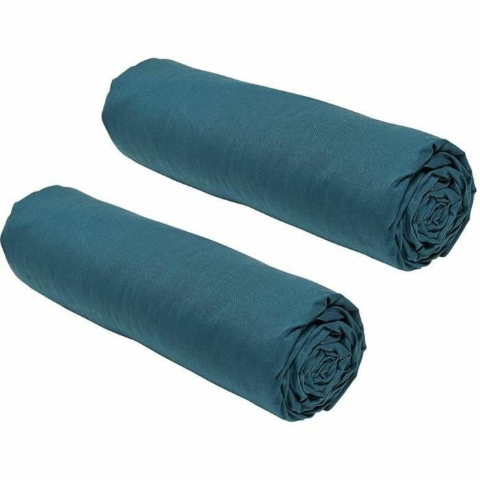 Today TOD3574641214630 Conjunto de 2 Cubiertas de Cama 100% Algodón para 2 Personas 140x190 cm Color Peacock
