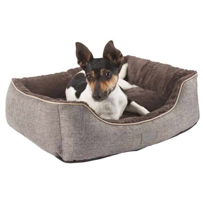 Cesta Samuel KERBL - 50 x 40 x 15 cm - Plateado y gris - Para perro 1 Cesta Samuel KERBL - 50 x 40 x 15 cm - Plateado y gris - Para perro 1