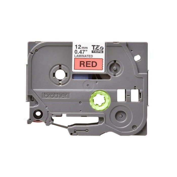 Brother Cinta Rotuladora Laminada Rojo Sobre Negro De 12 mm 3 Brother Cinta Rotuladora Laminada Rojo Sobre Negro De 12 mm 3