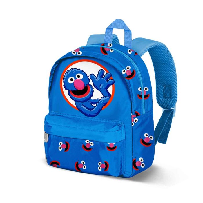 Barrio Sésamo Super Coco Mochila Preescolar Joy Hello Super Coco Azul 5L. Ligera con bolsillo, trasera acolchada