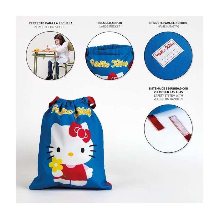 Saquito escolar hello kitty 27.0 x 33.0 x 1.0 cm 4 Saquito escolar hello kitty 27.0 x 33.0 x 1.0 cm 4