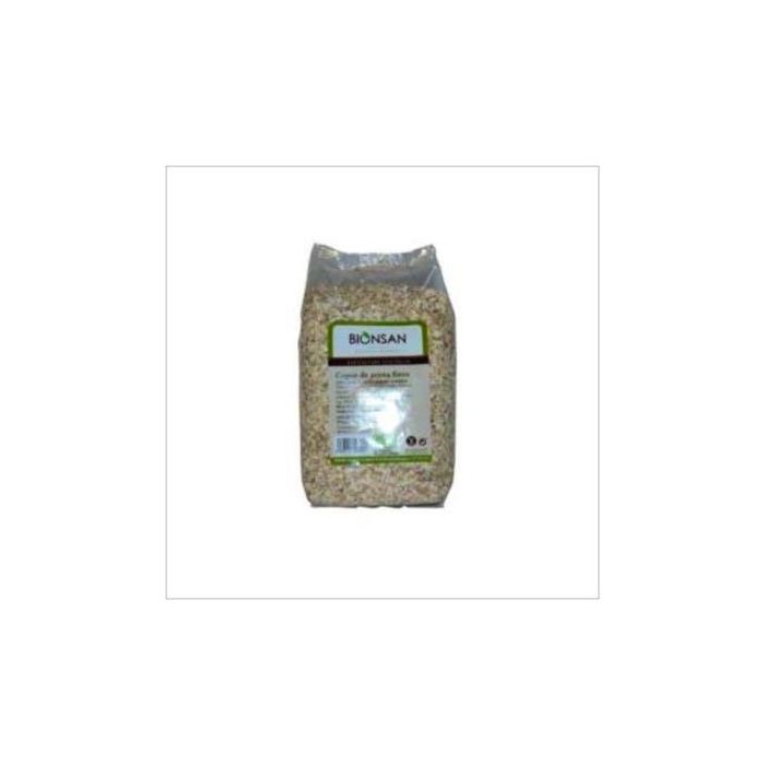 BIONSAN Copos de Avena Finos 500Gr. Ecológicos, ricos en fibra, sin GMO, apto para vegetarianos y veganos