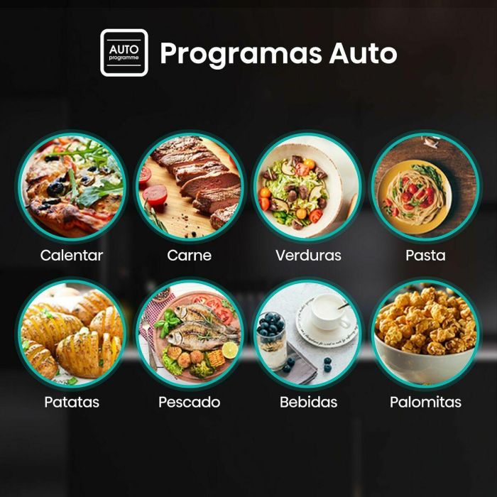 Microondas con Grill Hisense Negro 900 W 25 L 8 Microondas con Grill Hisense Negro 900 W 25 L 8