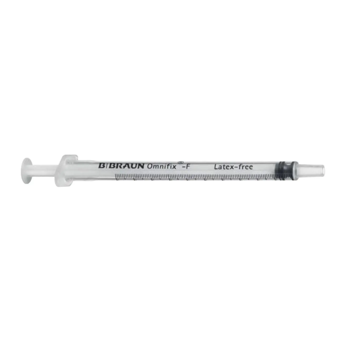 B. Braun Jeringa Omnifix-F 3 Cuerpos Tuberculina 1 mL 100Ud