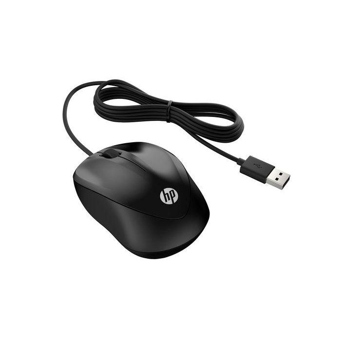 HP 1000 Ratón con Cable Ergonómico y de Precisión, Cable de 1.5m para Confort y Control 2