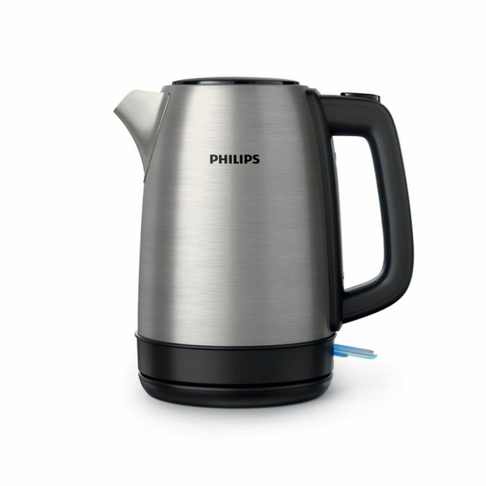 Philips HD9350/90 Hervidor 2200W 1.7L Acero Inoxidable con Luz Indicadora y Base Inalámbrica 360°