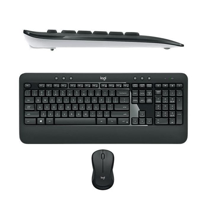 Teclado y Ratón Inalámbrico Logitech 920-008680 Negro Negro/Blanco Español Qwerty Español QWERTY