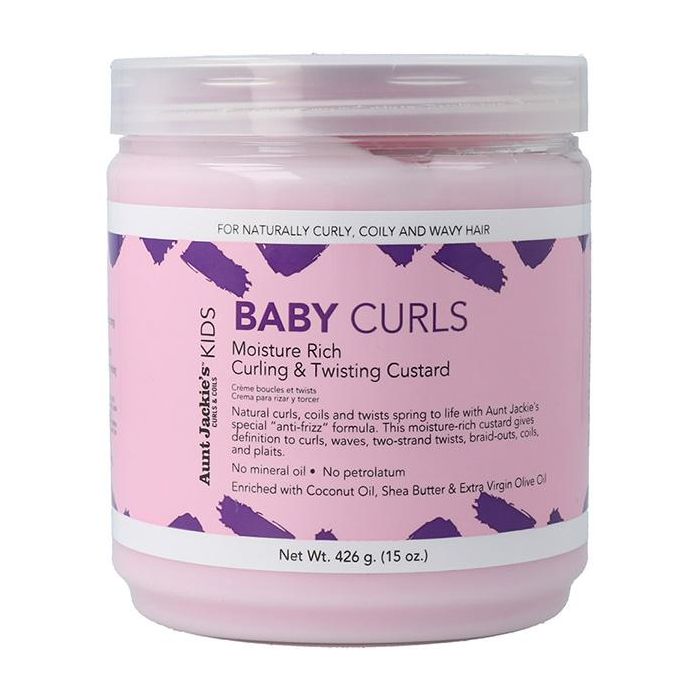 Aunt Jackie's Kids Baby Curls Crema Rizadora 426G/15OZ - Define rizos, ondas y trenzas
