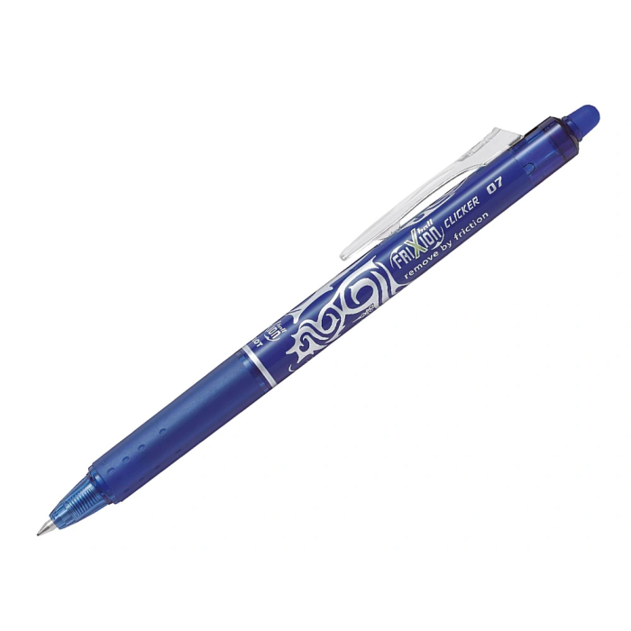 Pilot Boligrafo Frixion Clicker Borrable Punta Media 0,7 mm Azul en Blister 1