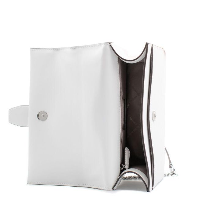Bolso Bandolera Michael Kors Greenwich Blanco 20 x 18 x 6 cm 1