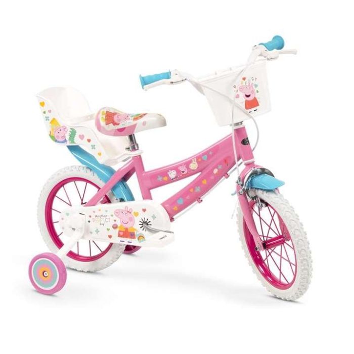 Bicicleta peppa pig rosa 14"(4/6 años)