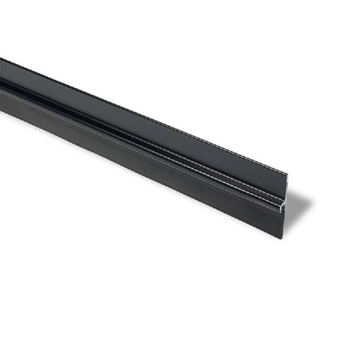 BRINOX B82720N Burlete Adhesivo de Aluminio y Goma Negro 1000mm para Sobreponer
