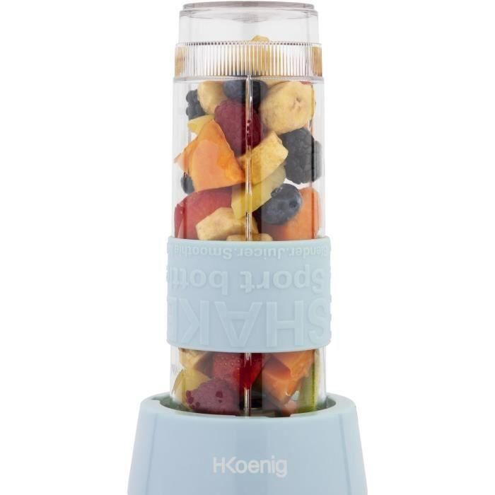 Hkoenig HKO3701335300212 SMOO16 Mini batidora 300 W 570 mL Azul Pastel con 2 botellas 3 Hkoenig HKO3701335300212 SMOO16 Mini batidora 300 W 570 mL Azul Pastel con 2 botellas 3