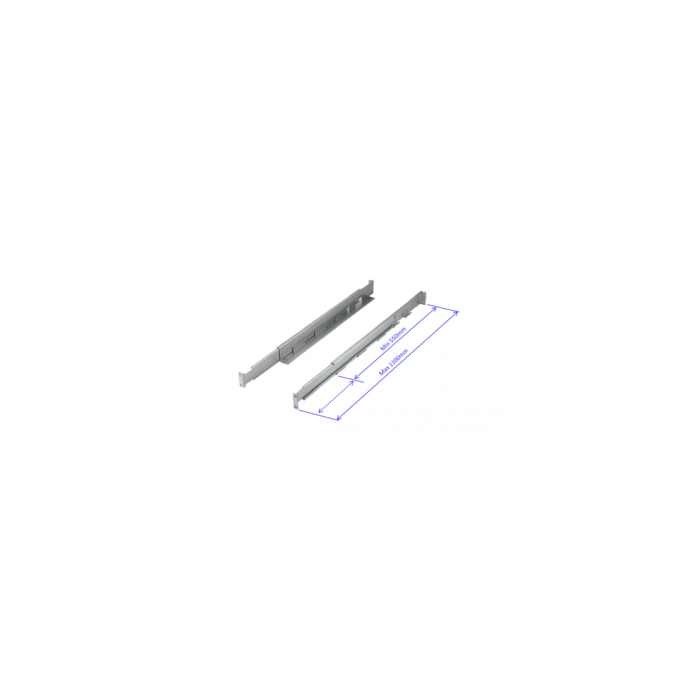 Salicru Guías Telescópicas para Rack MAX 1100MM, Compatibles con SLC TWIN RT2/SPS ADVANCE RT2, Capacidad 60kg, Kit de Carriles, Aluminio, Ref: 6B4OP000001 Salicru Guías Telescópicas para Rack MAX 1100MM, Compatibles con SLC TWIN RT2/SPS ADVANCE RT2, Capacidad 60kg, Kit de Carriles, Aluminio, Ref: 6B4OP000001