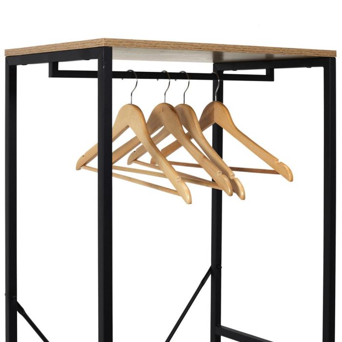 Home Deco Factory Perchero con 2 Estantes Colección Essentiel 60x40,4x167 cm 4