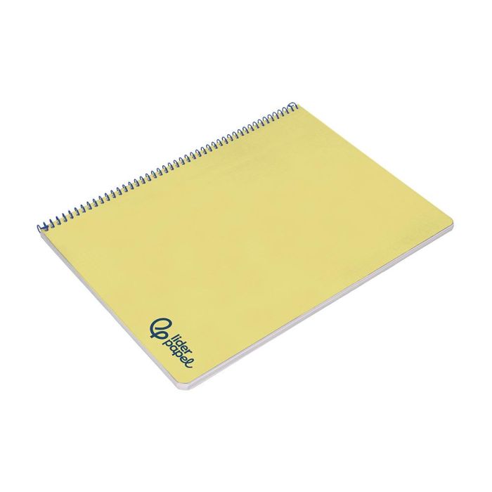 Cuaderno Espiral Liderpapel A4 Wonder Tapa Plastico 80H 90 gr Pauta Ancha 3,5 mm Con Margen Color Amarillo 4 Cuaderno Espiral Liderpapel A4 Wonder Tapa Plastico 80H 90 gr Pauta Ancha 3,5 mm Con Margen Color Amarillo 4