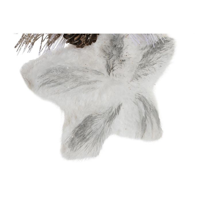 DKD Home Decor Decoración Colgante Navidad Alpina Fieltro Blanco Gris Dorado Surtido 13x4.5x14cm (6 Unidades) 2 DKD Home Decor Decoración Colgante Navidad Alpina Fieltro Blanco Gris Dorado Surtido 13x4.5x14cm (6 Unidades) 2