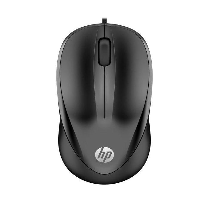 HP 1000 Ratón con Cable Ergonómico y de Precisión, Cable de 1.5m para Confort y Control 1