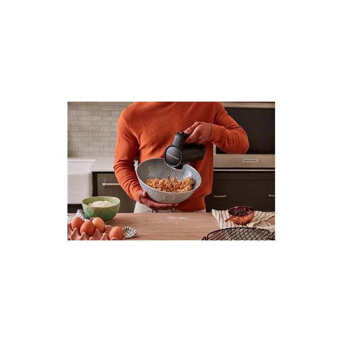 Kitchenaid Amasadora Inalámbrica 12V con Batería, 7 Velocidades, Color Negro Mate 7 Kitchenaid Amasadora Inalámbrica 12V con Batería, 7 Velocidades, Color Negro Mate 7