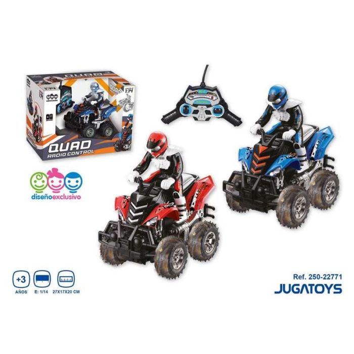 Quad radio control escala 1:14 con bateria 27mhz 27x17x20 cm - modelos surtidos 1 Quad radio control escala 1:14 con bateria 27mhz 27x17x20 cm - modelos surtidos 1