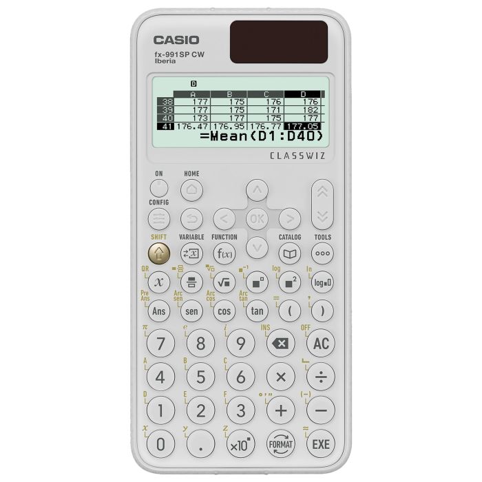 Casio Calculadora Cientifica Negro-Blanco 15 Y 10+2 Dígitos 576 Funciones Fx-991Spcw