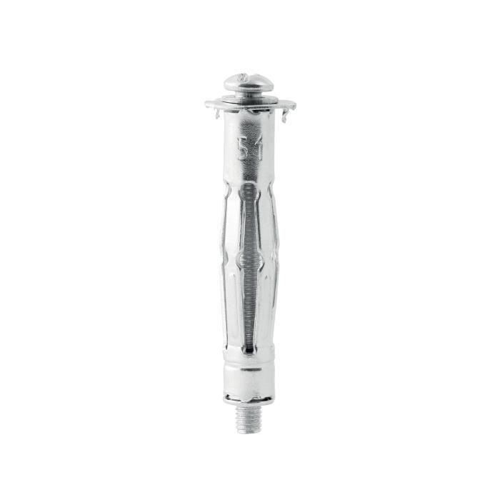 Rapid Taco de expansión metálico Ø11x52 tornillo m5x63, resistencia 40 kg, especial pladur y paredes huecas, bolsa 10 unid 1 Rapid Taco de expansión metálico Ø11x52 tornillo m5x63, resistencia 40 kg, especial pladur y paredes huecas, bolsa 10 unid 1