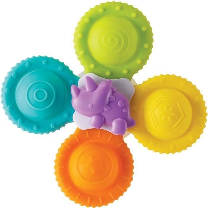 Infantino 305289 Juego de 3 Spinners de Silicona 3 Infantino 305289 Juego de 3 Spinners de Silicona 3