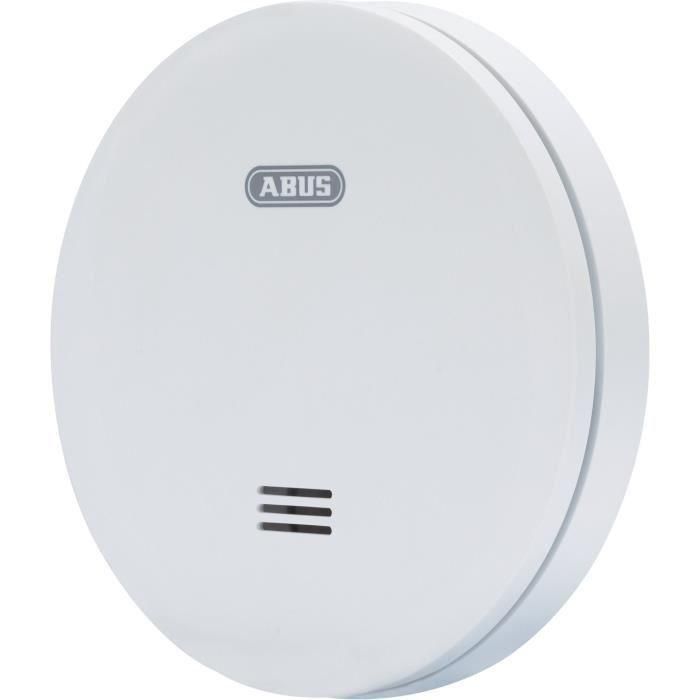 Detector de humo - ABUS - RWM160 - Diseño ultraplano - Protección 40 m² - Alarma 85 dB - Batería de litio de 10 años 1 Detector de humo - ABUS - RWM160 - Diseño ultraplano - Protección 40 m² - Alarma 85 dB - Batería de litio de 10 años 1