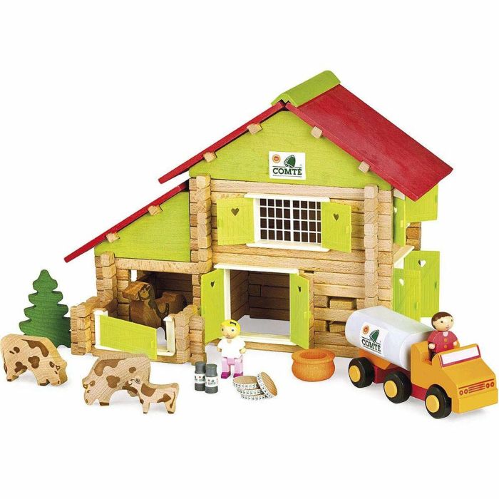 Playset Jeujura My Wooden Farm 180 Piezas 2