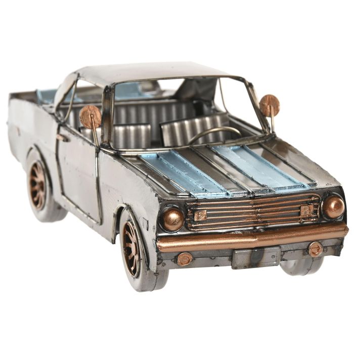Vehiculo Decoracion Vintage DKD Home Decor Plateado Azul 11 x 10 x 30 cm 1