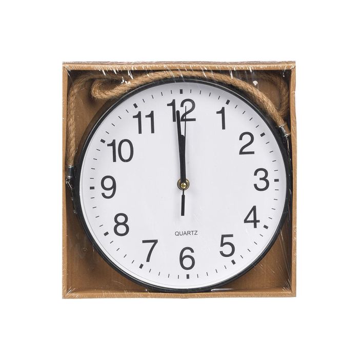 Reloj Pared Cuerda Colgar Negro 25Cm Giftdecor (Set de 12) 2
