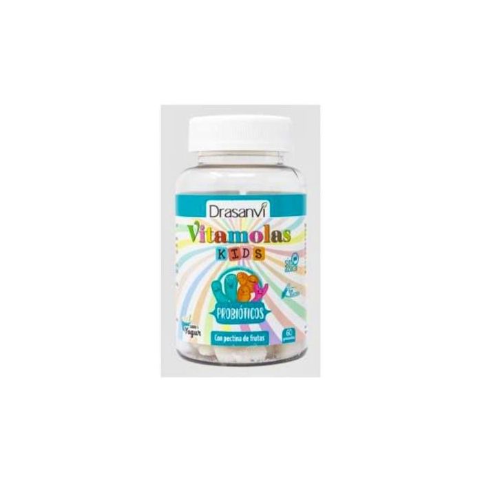 DRASANVI Vitamolas Probióticos Kids Sabor Yogur 60 Gominolas para Tránsito Intestinal