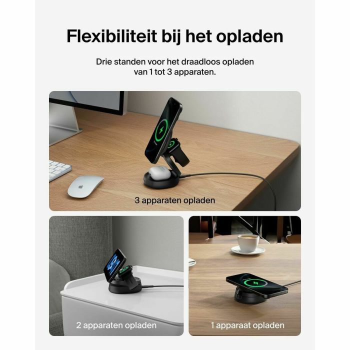 Cargador Inalámbrico Belkin WIZ034KQBK Negro 2