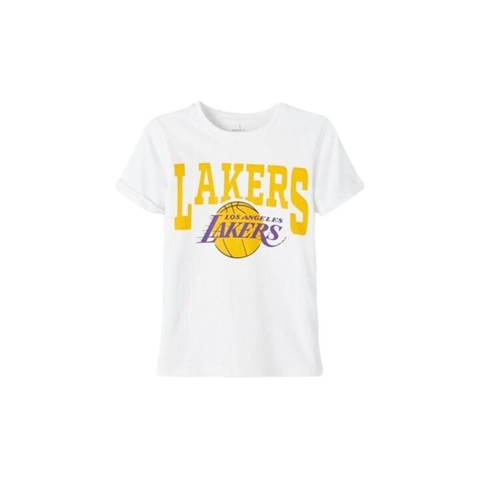 Camiseta de Manga Corta Infantil Name It mmads a Box Blanco S 0 Camiseta de Manga Corta Infantil Name It mmads a Box Blanco S 0