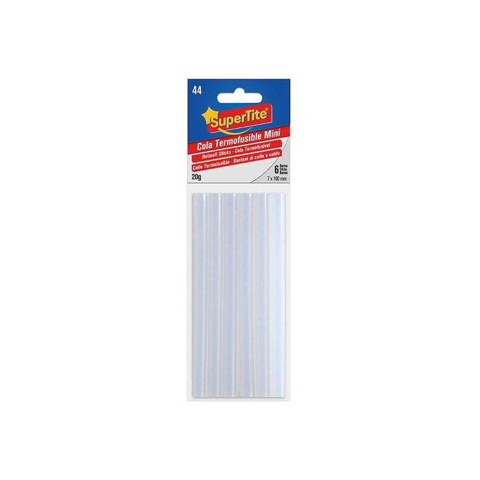 Cola Termofusible En Barra Supertite Mini 7X100 Mm. Blister De 6