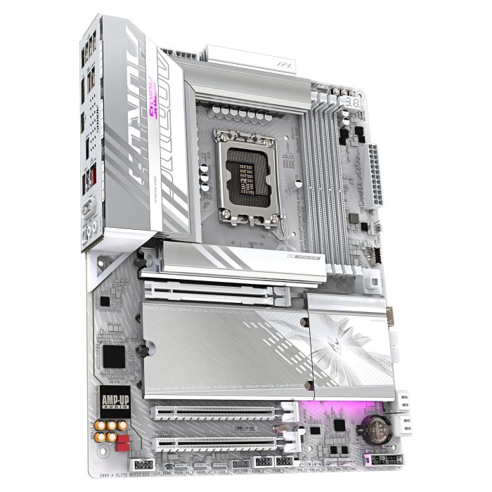 GIGABYTE Z890 AORUS ELITE WIFI7 ICE Placa Base para Intel Core Ultra (Serie 2), DDR5, Wi-Fi 7, Thunderbolt 4 2