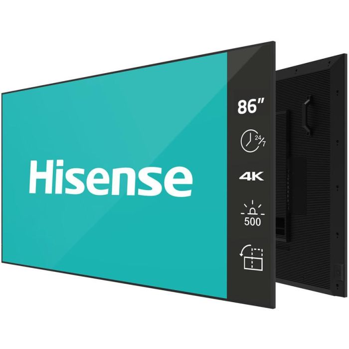 Hisense 86 Zoll 4K UHD IPS Digital Signage Display - 24/7 Operation 0 Hisense 86 Zoll 4K UHD IPS Digital Signage Display - 24/7 Operation 0