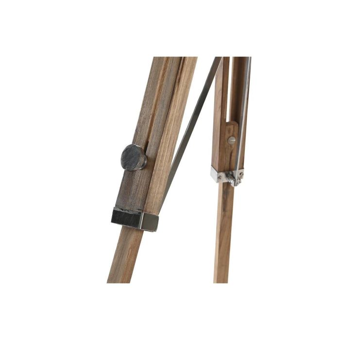 DKD Home Decor Reloj de Pie Tradicional con Trípode, Color Natural y Plateado, de Aluminio y Madera de Mango, 83x45x36 cm 2 DKD Home Decor Reloj de Pie Tradicional con Trípode, Color Natural y Plateado, de Aluminio y Madera de Mango, 83x45x36 cm 2