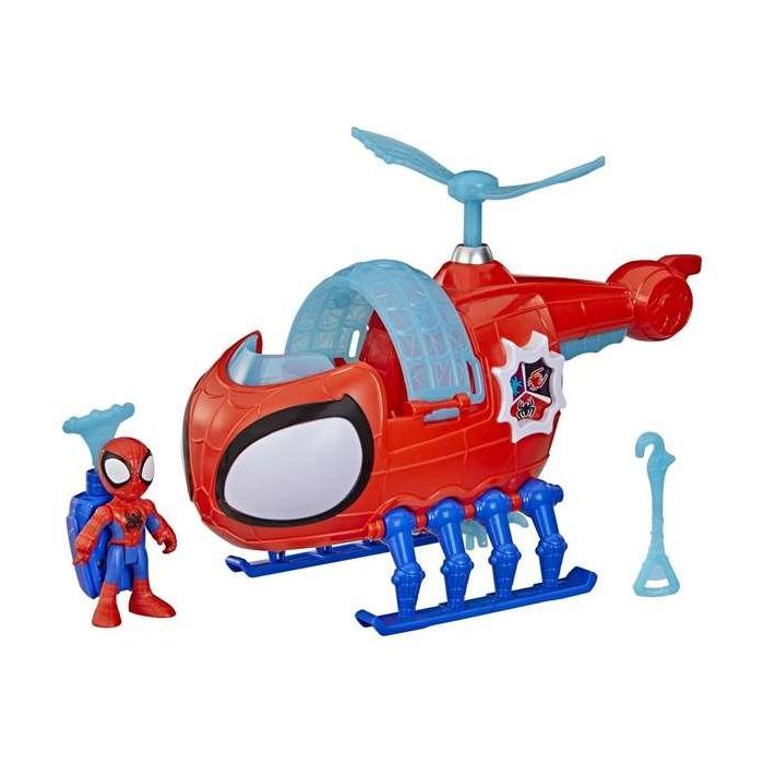 Hasbro Helicóptero Spiderman Spidey con Figura y Accesorios para Niños a partir de 3 años 1