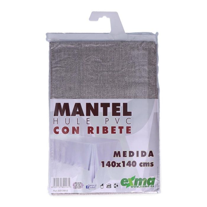 Mantel de hule ribeteado redondo colores surtidos ø140cm exma 5