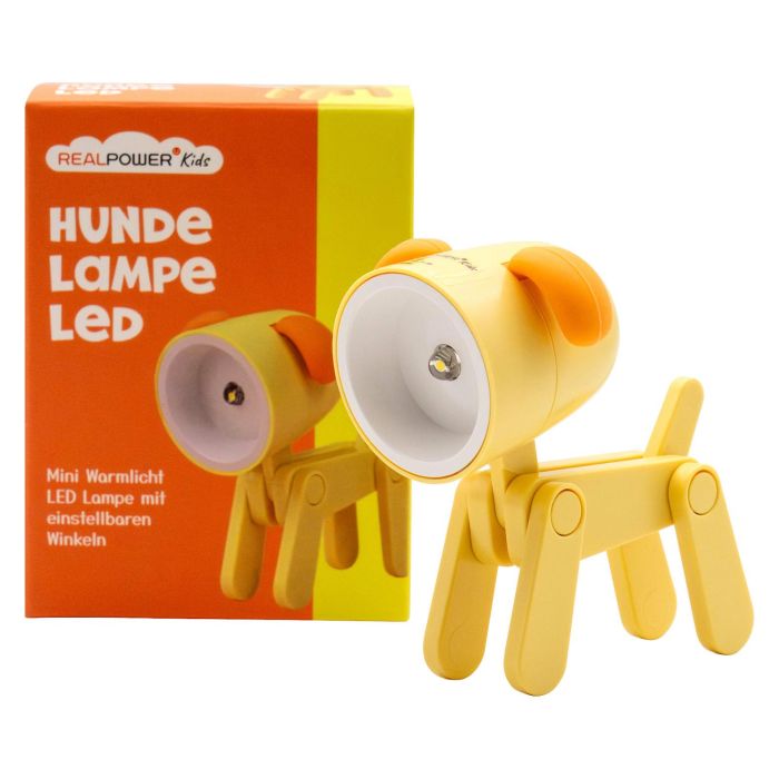 RealPower 486316 Linterna LED para Mascotas, Taschenlampe para Perro, Color Naranja y Amarillo, Alimentación por 3 Baterías LR41, 1 Bombilla LED Incluida RealPower 486316 Linterna LED para Mascotas, Taschenlampe para Perro, Color Naranja y Amarillo, Alimentación por 3 Baterías LR41, 1 Bombilla LED Incluida