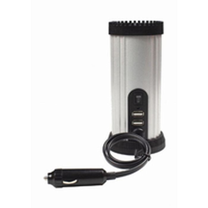 Gembird EG-PWC150-01 adaptador e inversor de corriente Auto 150 W Negro, Gris 2