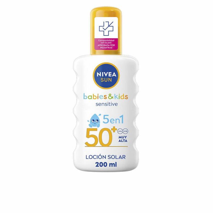 Protector Solar para Niños Nivea SUN BABIES&KIDS Spf 50+ 200 ml Protector Solar para Niños Nivea SUN BABIES&KIDS Spf 50+ 200 ml