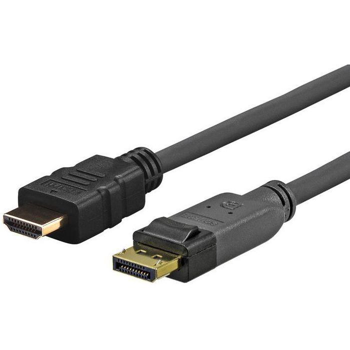Vivolink Pro Displayport - HDMI, UHD, 1.5m, Black Vivolink Pro Displayport - HDMI, UHD, 1.5m, Black