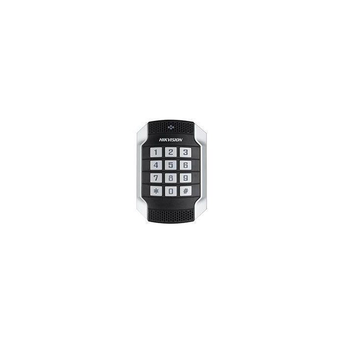Hikvision Lector de proximidad antivandálico con teclado para tarjetas Mifare IK10 IP65 12V serie Pro 1104 0 Hikvision Lector de proximidad antivandálico con teclado para tarjetas Mifare IK10 IP65 12V serie Pro 1104 0